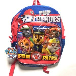 Paw Patrol Large 16” Pup Heroes Blue Backpack